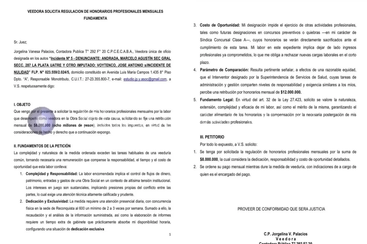 Sueldos congelados y honorarios millonarios: la interna de OSPRERA suma tensi&oacute;n