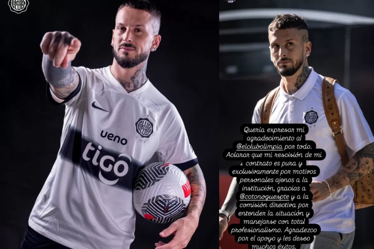 Darío Benedetto rescinde con Olimpia y suma otra salida sin goles
