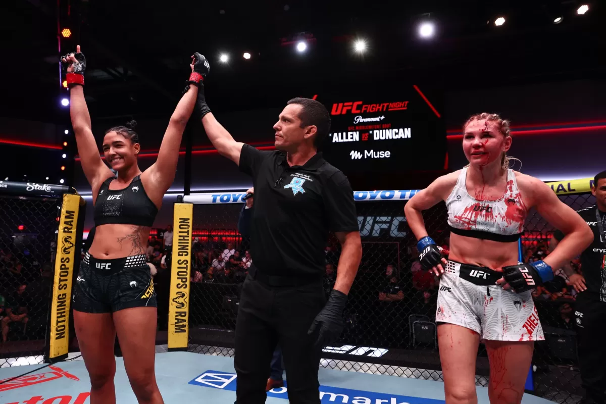VIDEO | Brutal nocaut en UFC: una brasile&ntilde;a destroz&oacute; a su rival y gan&oacute; 100 mil d&oacute;lares