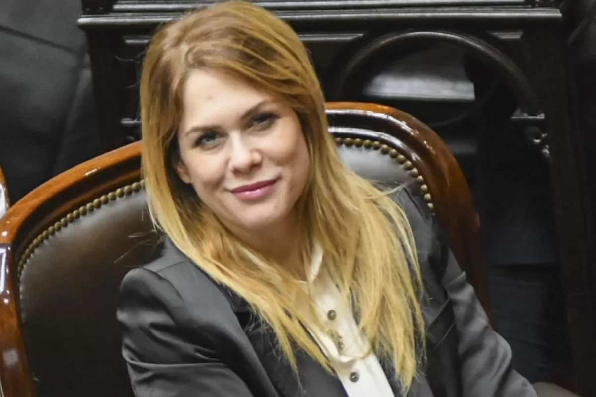Entre botellazos y piedrazos, Lilia Lemoine debi&oacute; abandonar un acto en R&iacute;o Gallegos custodiada por Gendarmer&iacute;a