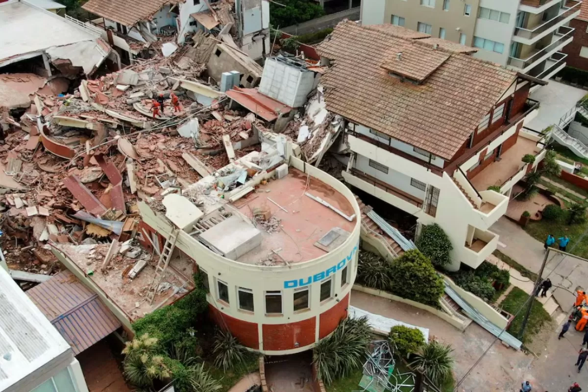 Reclaman precisiones t&eacute;cnicas por el colapso del Hotel Dubrovnik y el estado de construcciones cercanas en Villa Gesell