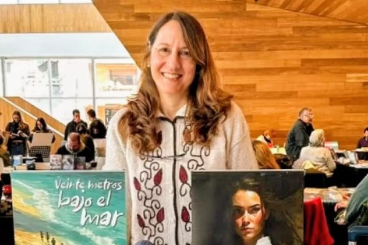 Claudia Giudici presenta Veinte metros bajo el mar, su novela ambientada en una regata en Brasil
