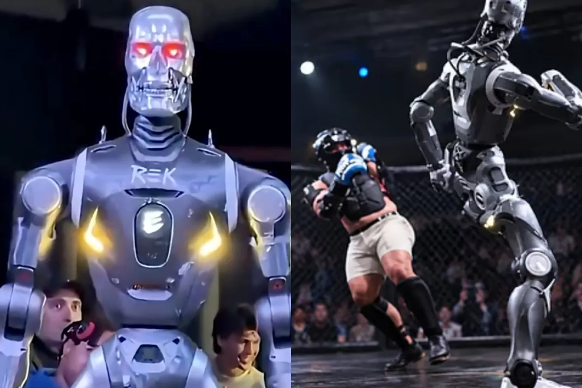 VIDEO | Un robot noque&oacute; a un influencer en un combate de artes marciales mixtas