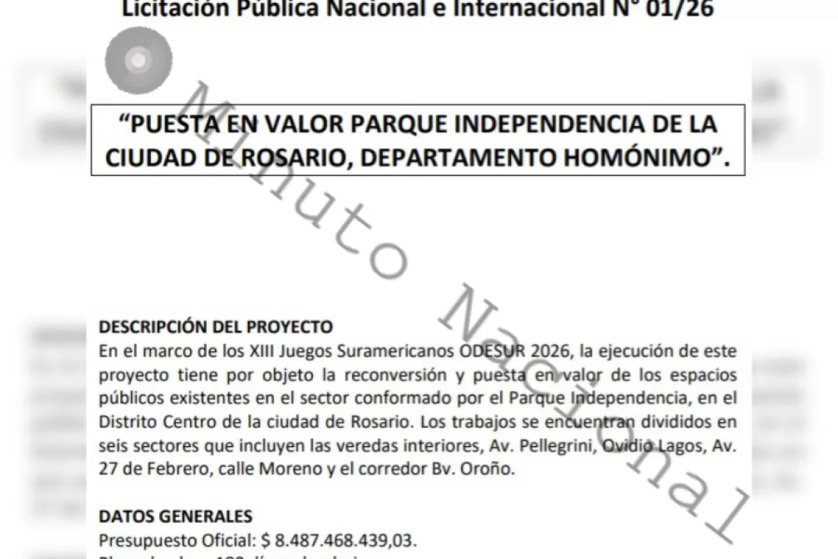 En Santa Fe crecen las cr&iacute;ticas por los m&aacute;s de 8.487 millones de pesos previstos para obras deportivas de los Juegos Sudamericanos