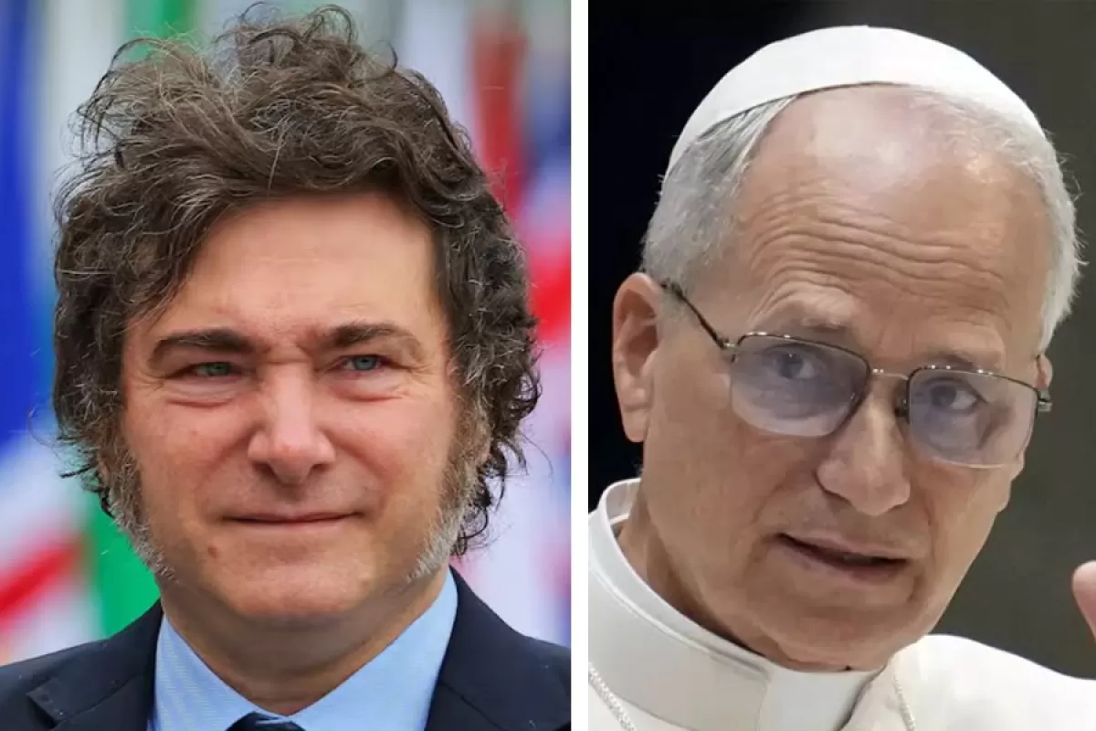 Milei invit&oacute; al papa Le&oacute;n XIV a visitar la Argentina