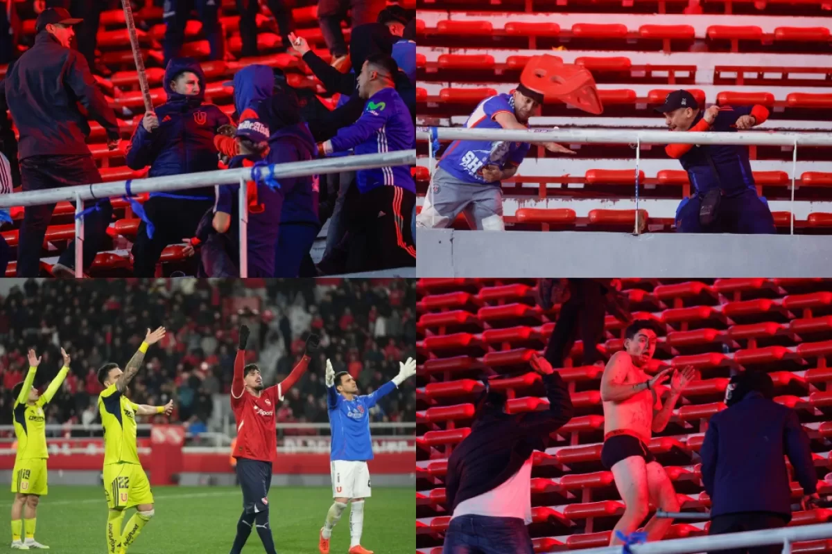 VIDEO | Violencia extrema suspende el Independiente contra Universidad de Chile en la Copa Sudamericana