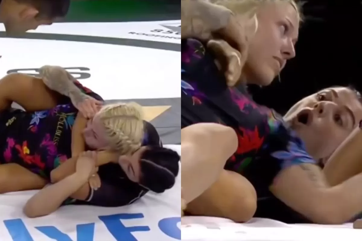 VIDEO | La brasileña Amanda Mazza sufre fractura autoinfligida durante el CFFC BJJ 15 en Filadelfia
