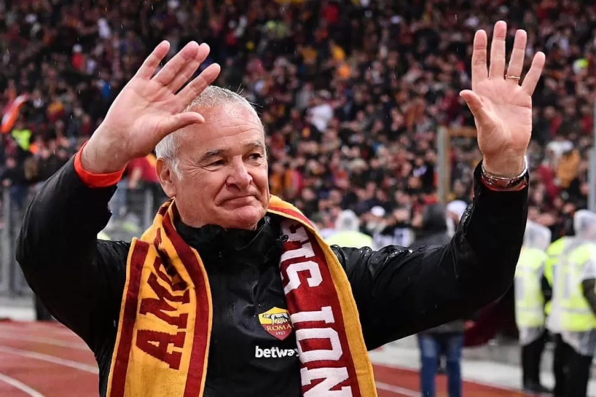 Ranieri, de retirado a la Roma a sus 73 años