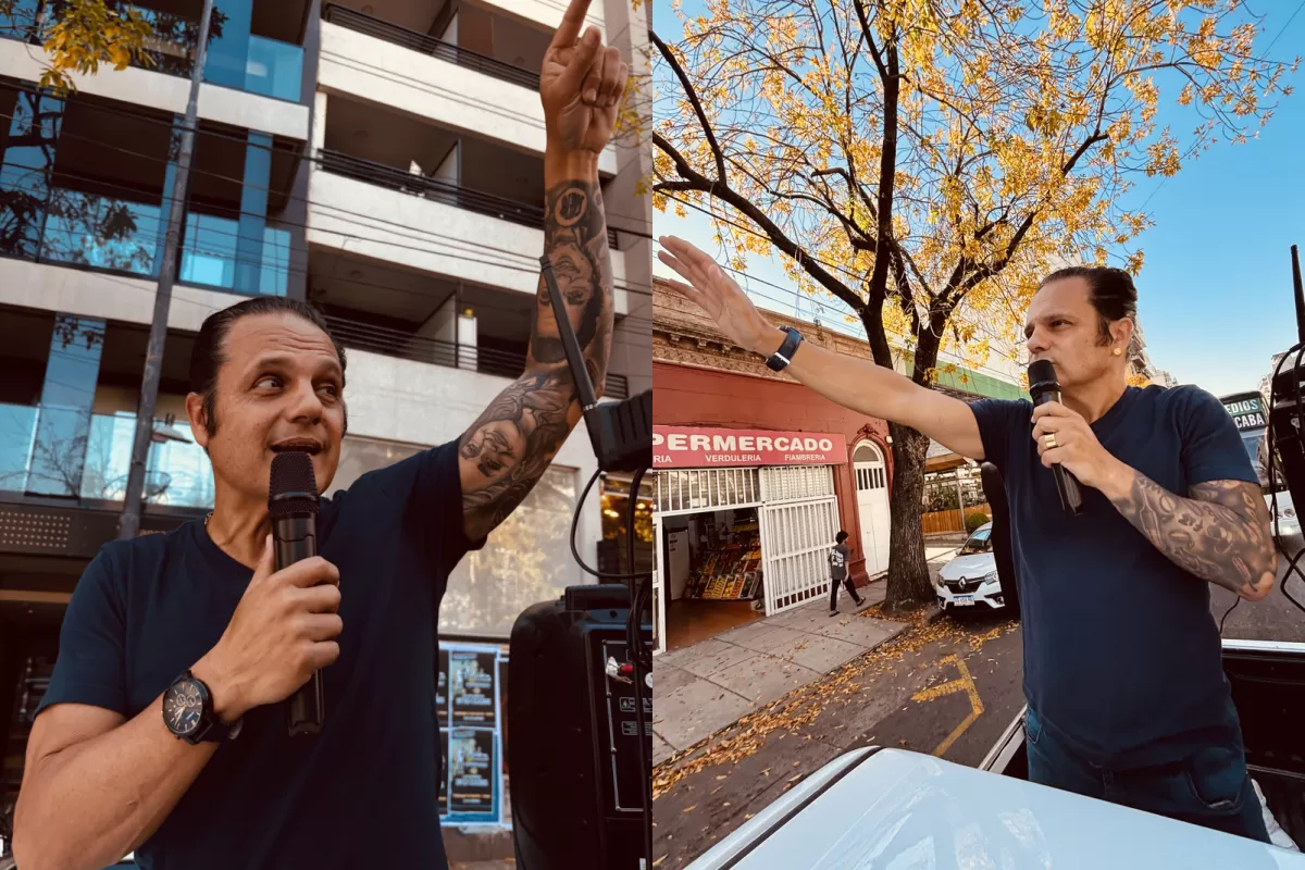 Gran caravana realizó Peretta por diferentes zonas de CABA