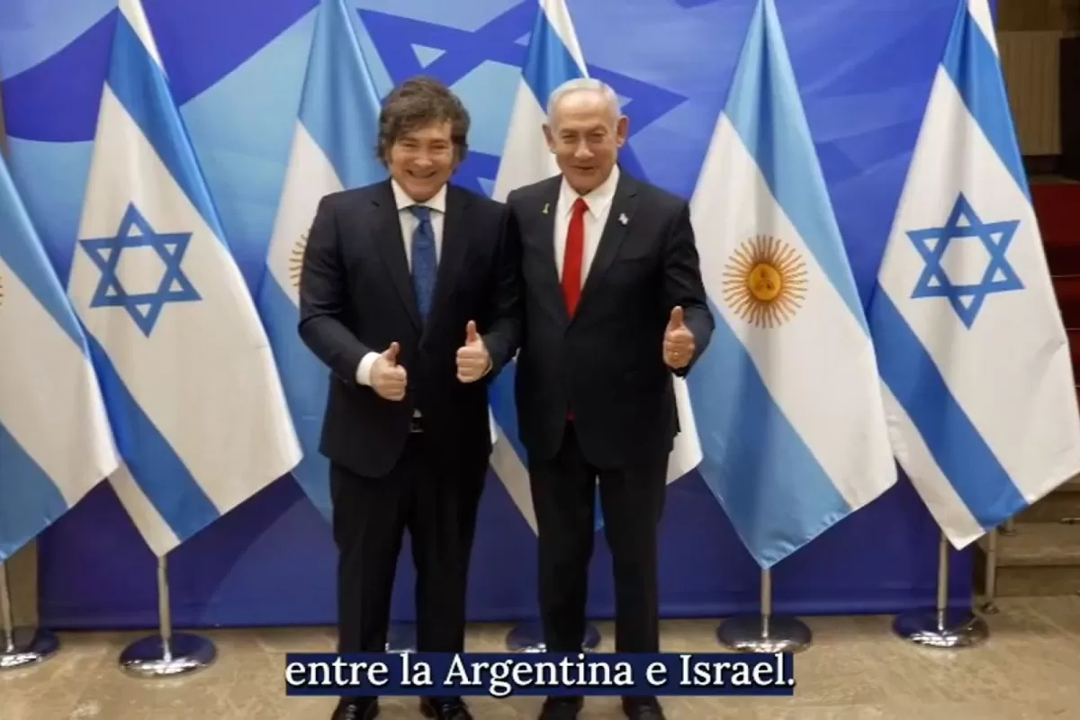 Un nuevo respaldo de Milei a Netanyahu reaviva el debate sobre las prioridades del Gobierno