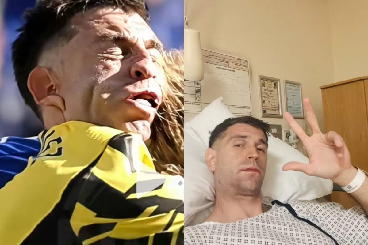 VIDEO | Dibu Mart&iacute;nez volvi&oacute; a entrenar tras su operaci&oacute;n, pero se perder&aacute; los amistosos de Argentina