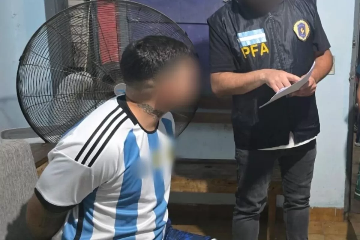 Polic&iacute;a Federal captur&oacute; en Moreno al sospechoso de disparar a un efectivo para robarle la moto