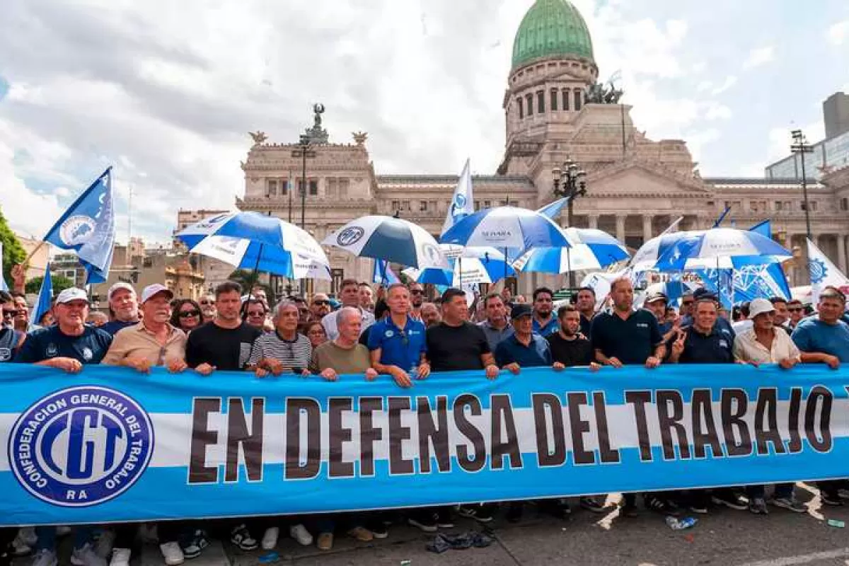 La CGT convoca a un nuevo paro general contra Milei cuando Diputados trate la reforma laboral