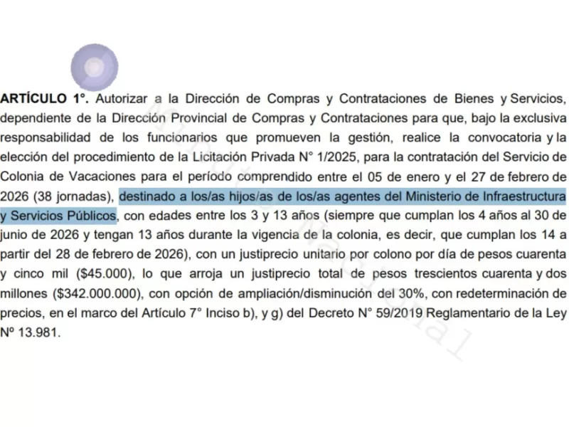 En Buenos Aires, Axel Kicillof impulsa otro millonario gasto estatal para vacaciones de hijos de su personal