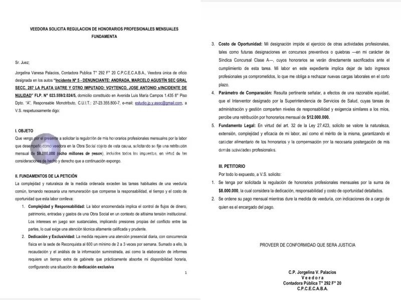 Sueldos congelados y honorarios millonarios: la interna de OSPRERA suma tensi&oacute;n