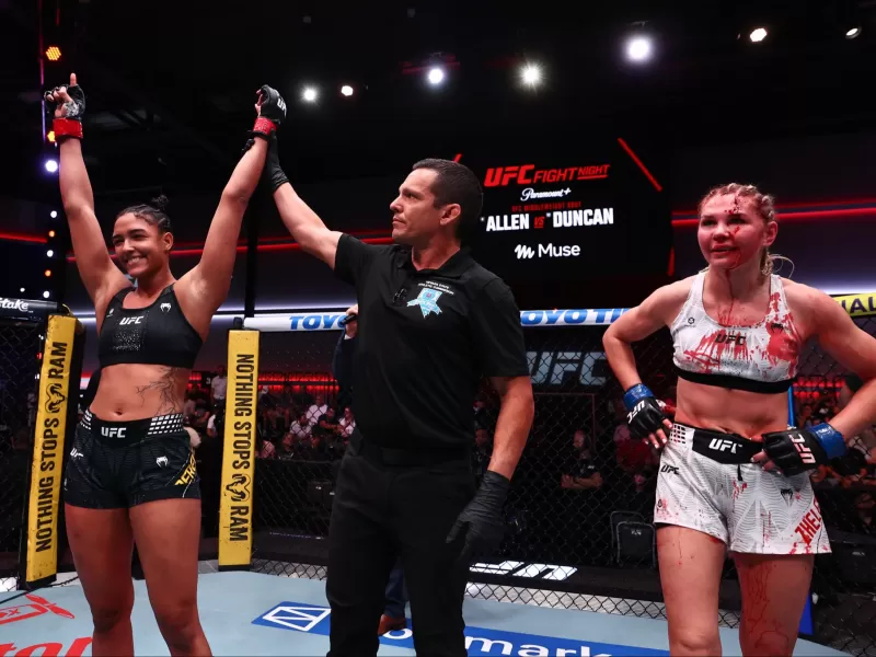 VIDEO | Brutal nocaut en UFC: una brasile&ntilde;a destroz&oacute; a su rival y gan&oacute; 100 mil d&oacute;lares