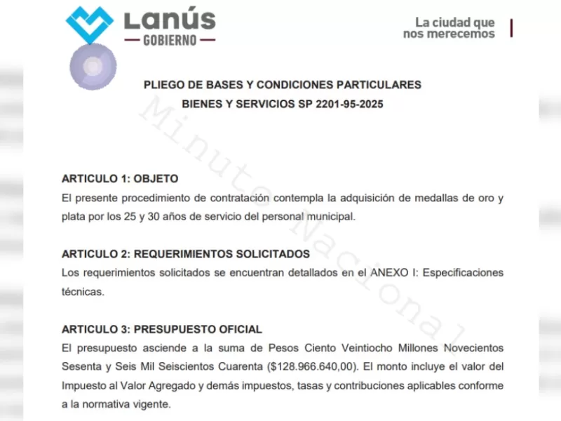 Lanús invertirá casi 129 millones en reconocimientos a su personal
