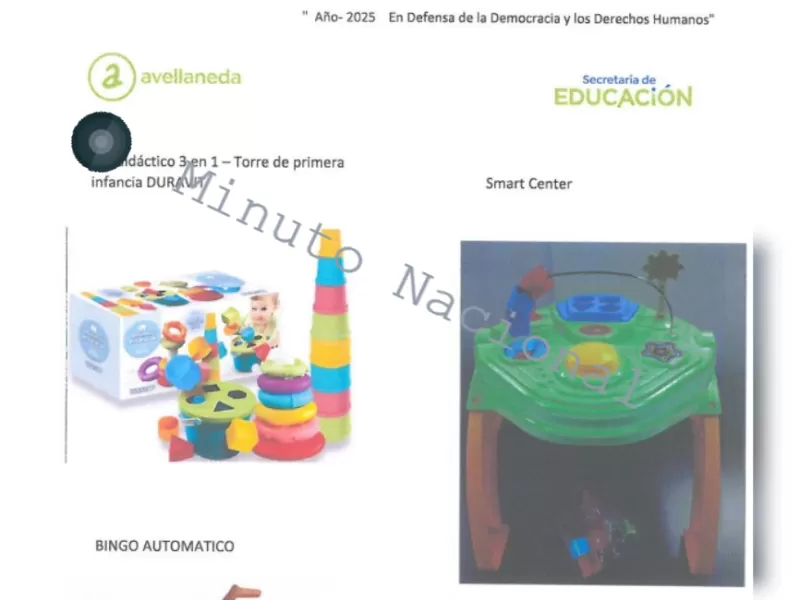 Avellaneda prevé entregar juguetes en jardines sin aclarar cuántos comprará