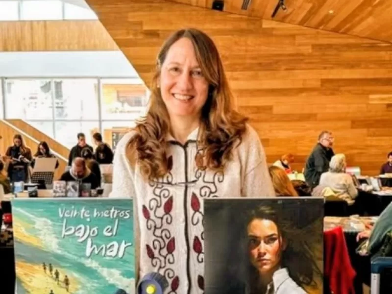 Claudia Giudici presenta Veinte metros bajo el mar, su novela ambientada en una regata en Brasil