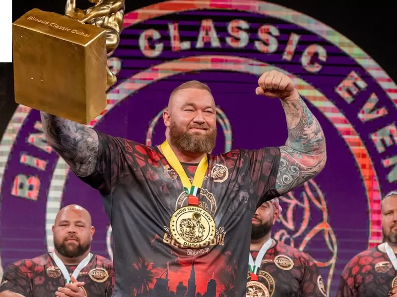 VIDEO | Hafthor Bjornsson bate el récord mundial de peso muerto con 505 kg