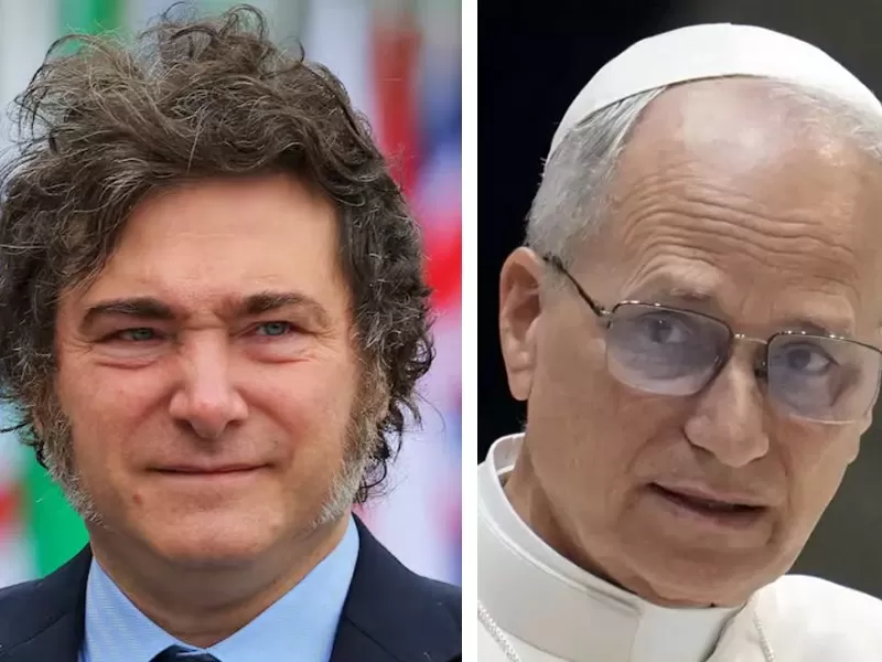 Milei invit&oacute; al papa Le&oacute;n XIV a visitar la Argentina