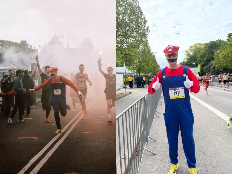VIDEO | Super Mario bate el récord Guinness de la maratón más rápida disfrazado de videojuego