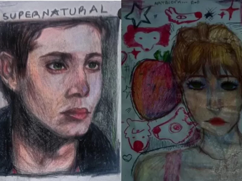 Mía Ayelén Brusco: la joven artista que encontró en los retratos su forma de transmitir emociones