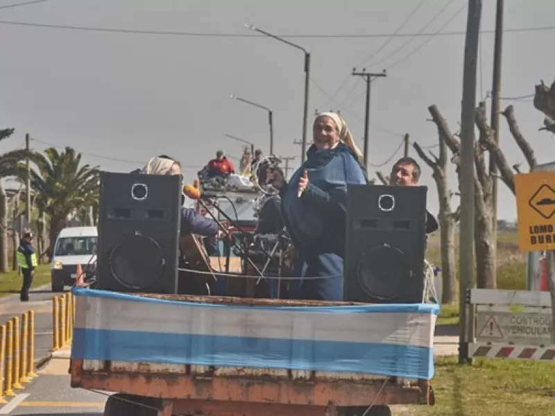 "La Virgen dio de morfar solo a una parte de General Lavalle"