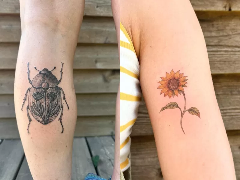 Del diseño industrial al tatuaje itinerante: Inbar, la artista que recorre el mundo marcando historias en la piel