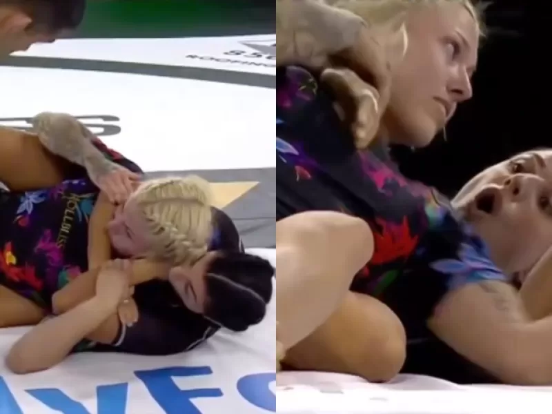 VIDEO | La brasileña Amanda Mazza sufre fractura autoinfligida durante el CFFC BJJ 15 en Filadelfia