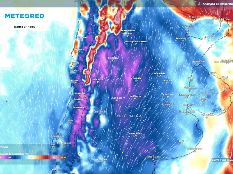 Una masa de aire polar provocará temperaturas extremas en gran parte del país