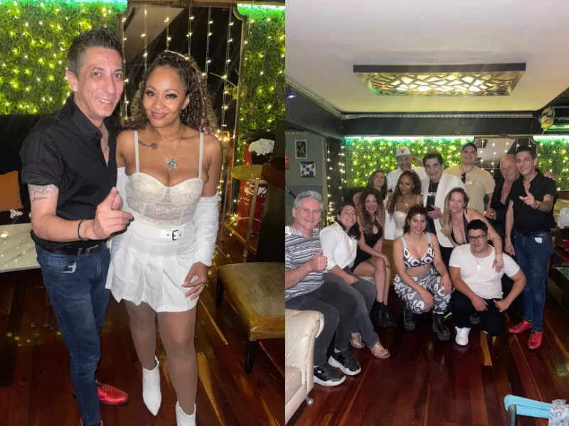 Rodeada de artistas, Estercita Brito festej&oacute; su cumplea&ntilde;os con una convocatoria destacada en Punto Ortiz