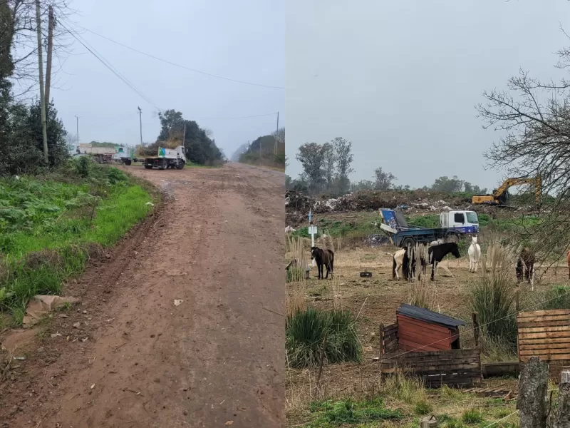 El basural de Mercedes volvi&oacute; a avanzar y una familia acusa al municipio de ingresar con camiones a su propiedad