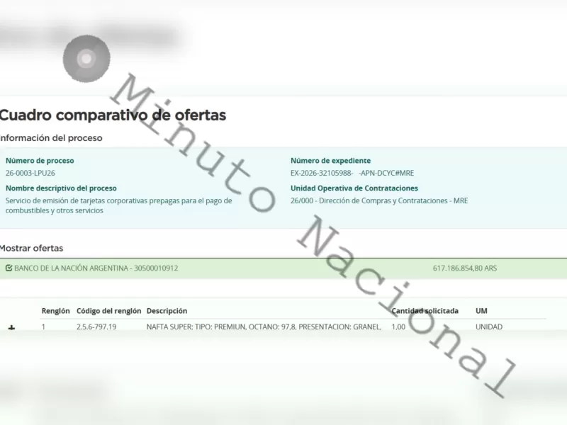 Entre discursos de austeridad, el Gobierno habilita un gasto millonario para mover la flota de Canciller&iacute;a