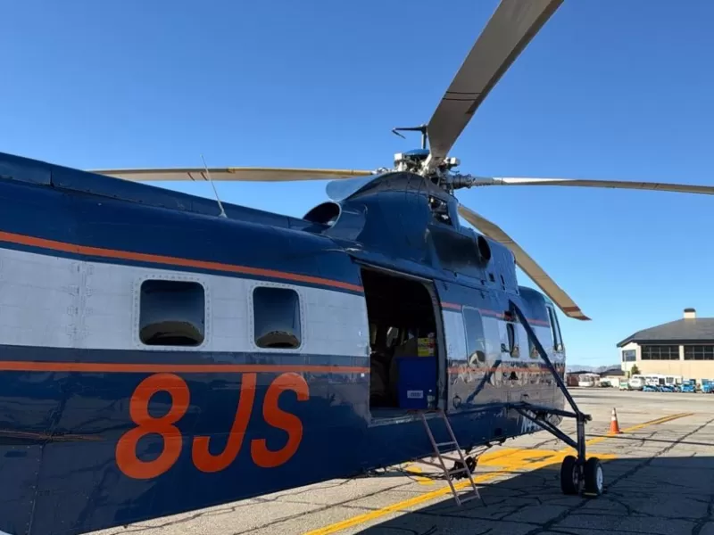 En R&iacute;o Negro presentaron como &ldquo;propio&rdquo; un helic&oacute;ptero que en realidad fue alquilado por tres meses y con costos r&eacute;cord