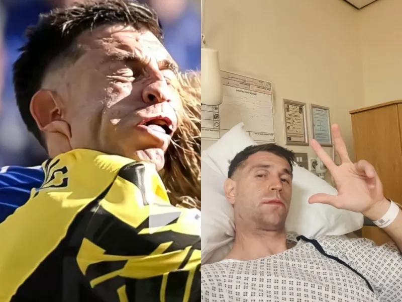 VIDEO | Dibu Mart&iacute;nez volvi&oacute; a entrenar tras su operaci&oacute;n, pero se perder&aacute; los amistosos de Argentina