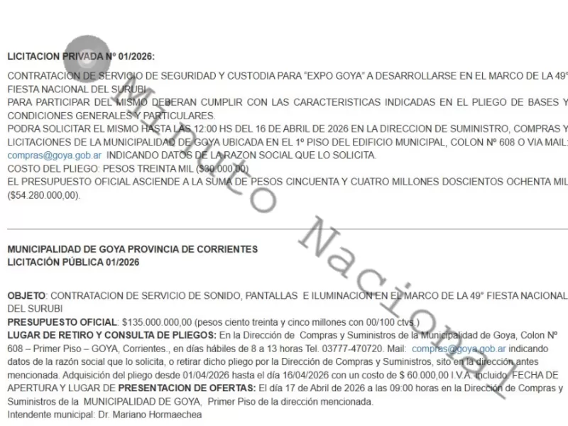 En Corrientes a&uacute;n no explican cu&aacute;nto cost&oacute; realmente la Fiesta del Surub&iacute; tras desembolsar 189 millones en servicios