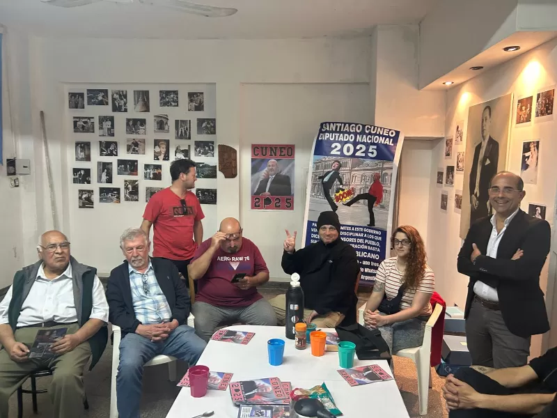 Reunión en La Plata: el nacionalismo peronista ratificó su apoyo a Santiago Cúneo para las legislativas