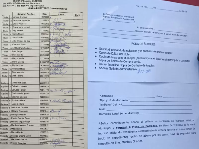 Marcos Paz: comerciantes denuncian persecución por parte del oficialismo