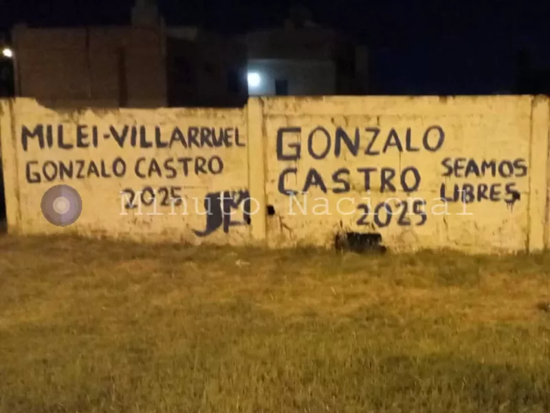 Dirigentes santafesinos salieron con pintadas para posicionarse para el 2025 y detrás de la figura de Villarruel