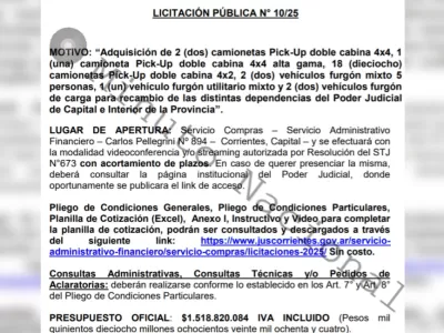 En Corrientes, el gobernador pidi&oacute; comprensi&oacute;n por la falta de dinero y despu&eacute;s apareci&oacute; una flota de autos nuevos